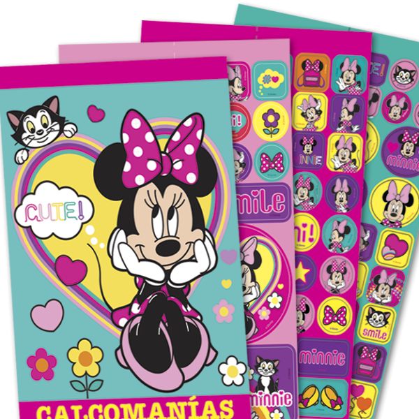 BLOCK CALCOMANIA MICKEY MINNIE GRANMARK C6H. E.12